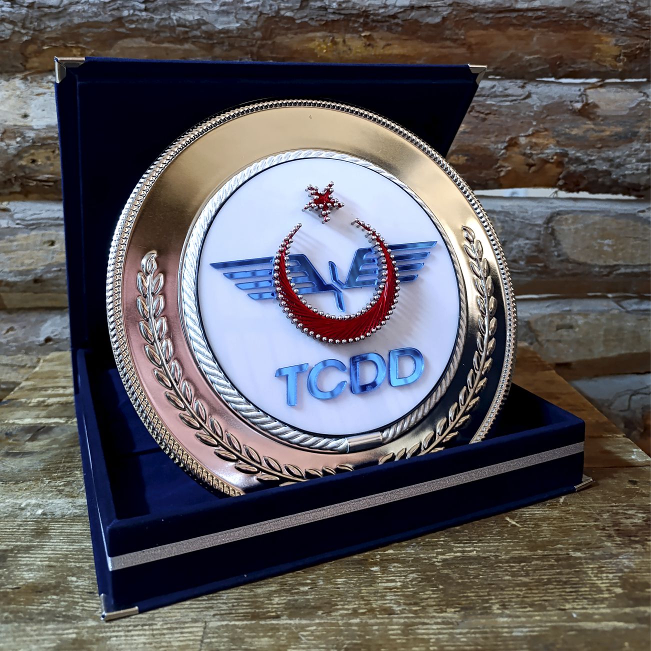 TCDD Logolu Filografi Plaket